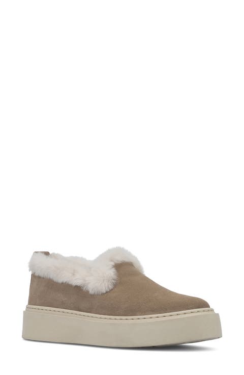 Letty Faux Fur Lined Slip-On Shoe