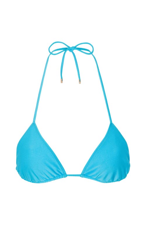 Sunkissed Le Triangle Swim Top In Turquesa