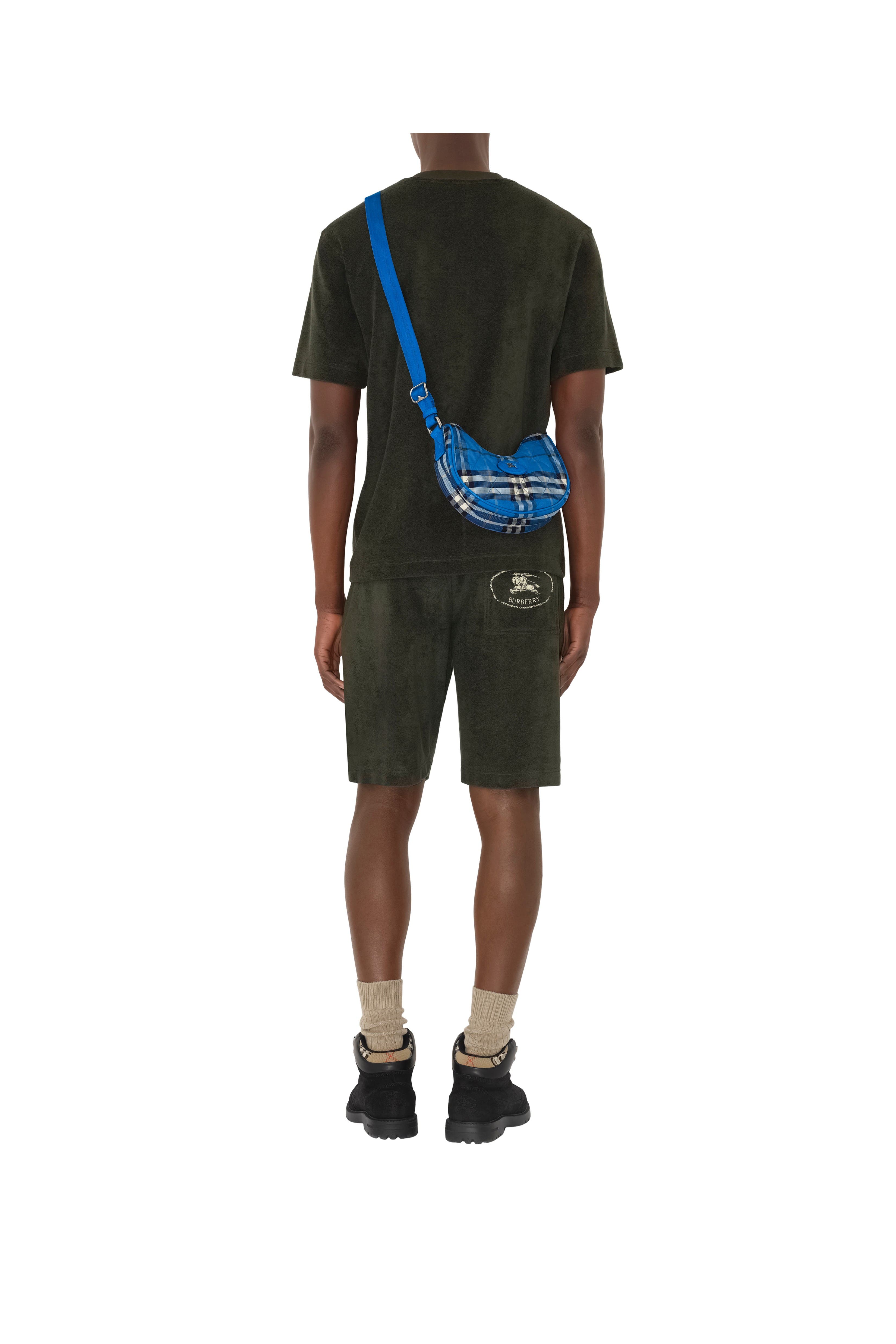 Burberry Horseshoe Crossbody Bag, Alternate, color, Hyacinth