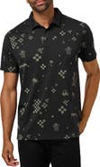 TravisMathew Beverage Cart Print Polo