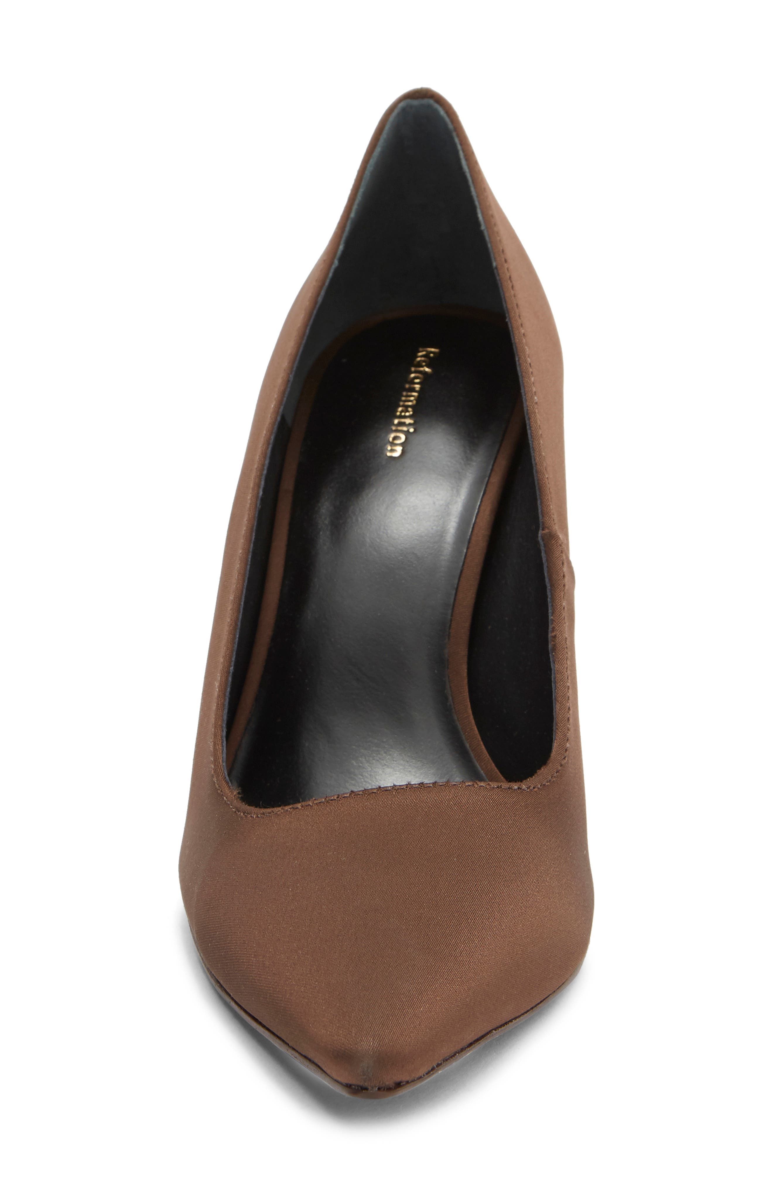 Joelle Pump, Alternate, color, PINECONE SATIN