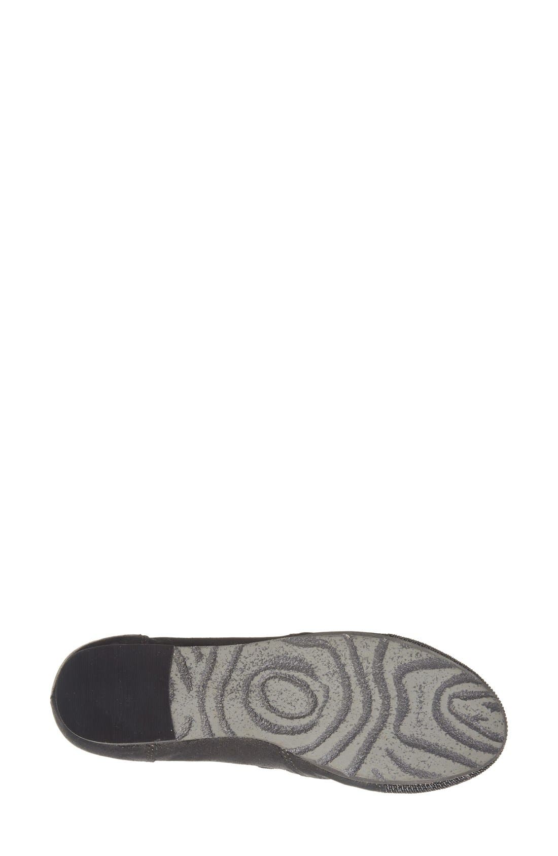'Union Springs' Chain Toe Loafer, Alternate, color, BLACK