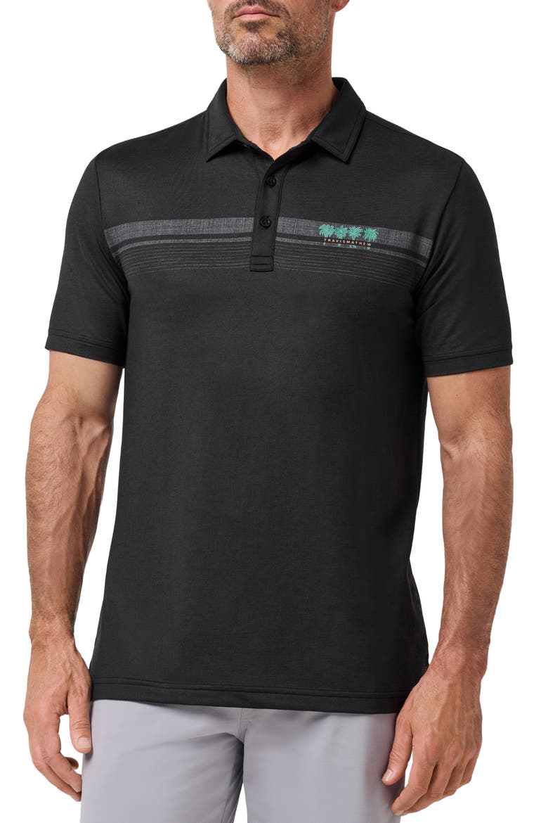 Featherweight Polo, Main, color, BLACK/ CORAL HAZE