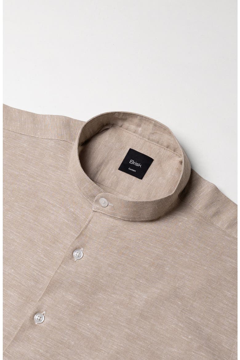 Cotton Linen Shirt, Alternate, color, Tan