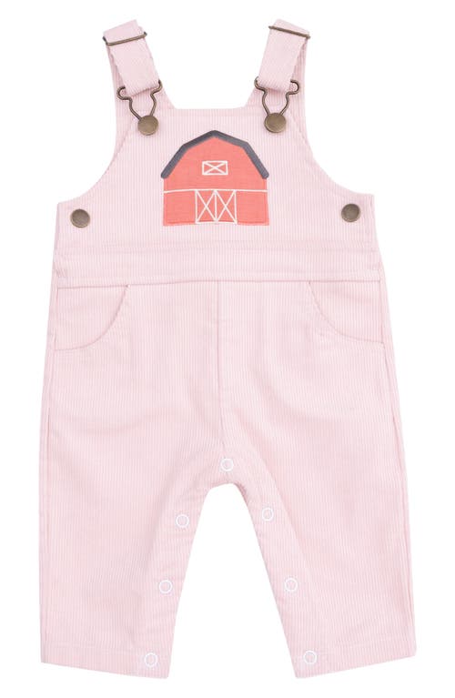 Angel Dear Babies'  Little Farm Corduroy Dungarees In Pink