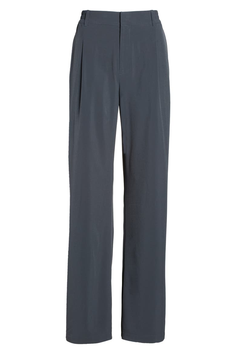 Pursuit High Waist Wide Leg Pants, Alternate, color, ANTHRACITE