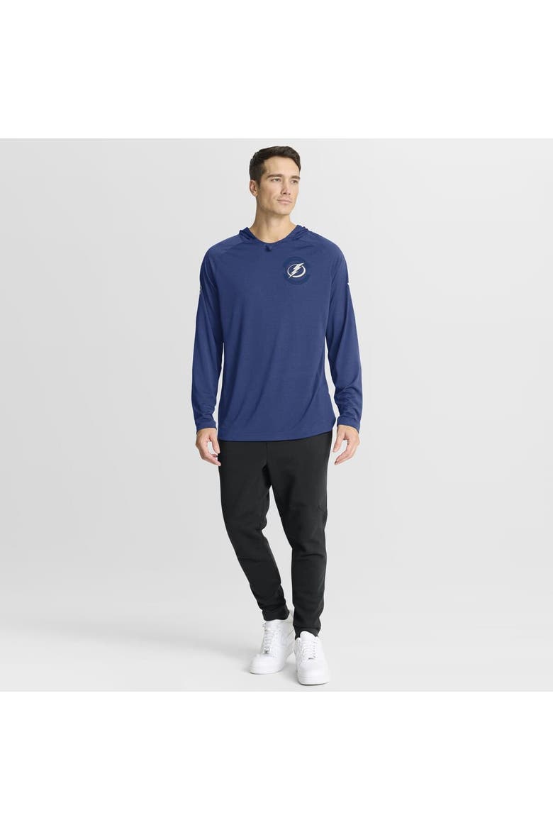 Men's Fanatics Blue Tampa Bay Lightning Authentic Pro Rink Raglan Hoodie, Alternate, color, Blue