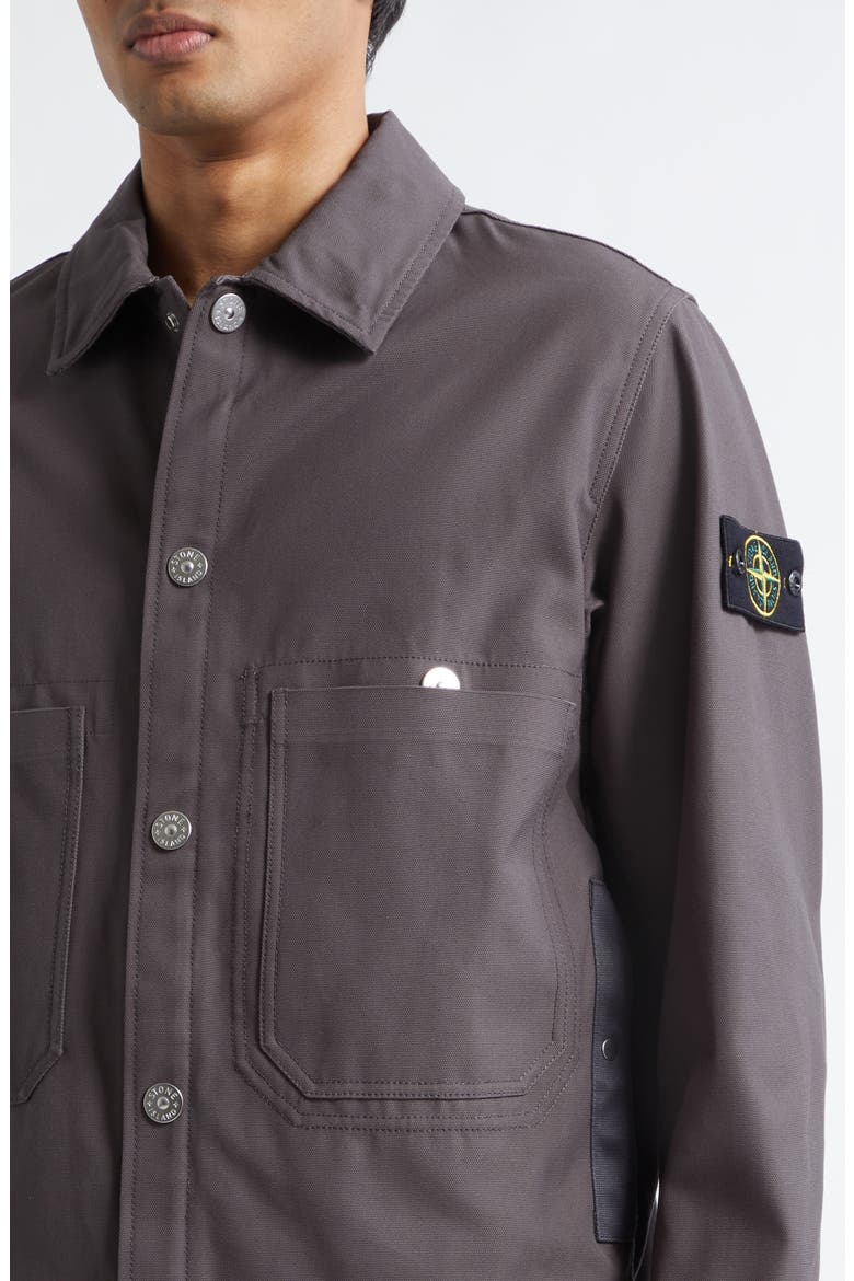Cotton Canvas Jacket, Alternate, color, CHARCOAL