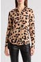 Slim Fit Dusty Leopard Button-Up Shirt