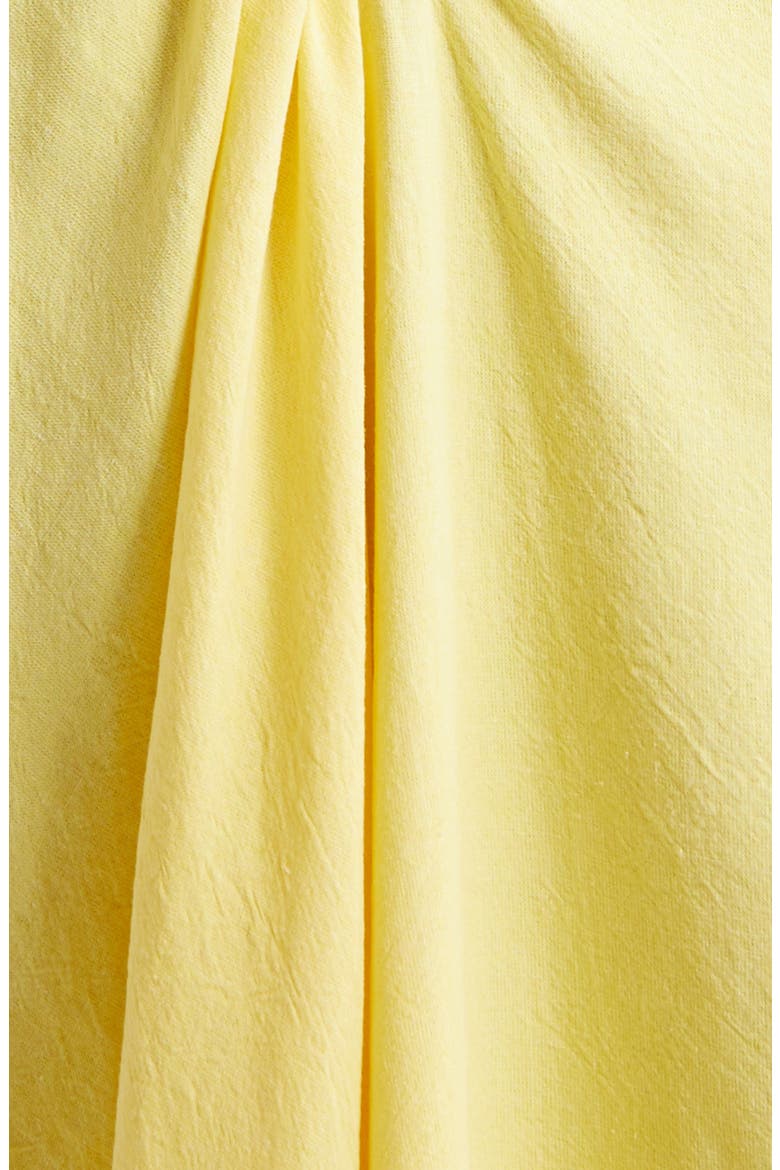 Sirena One-Shoulder Crinkle Dress, Alternate, color, YELLOW