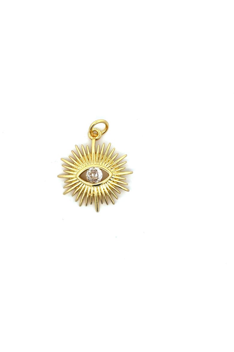 Protective Eye Sunburst Pendant, Alternate, color, Yellow