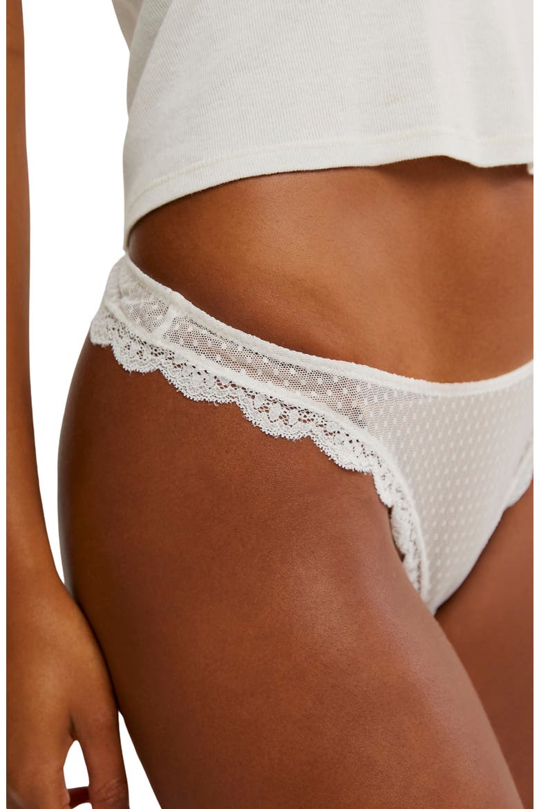 Mid Week Thong, Alternate, color, WHITE ALYSSUM COMBO