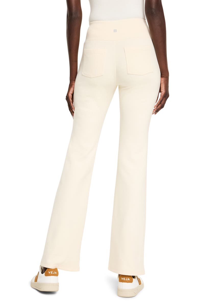 NZ ACTIVE by NIC+ZOE Scuba Knit Bootcut Pants, Alternate, color, Alabaster