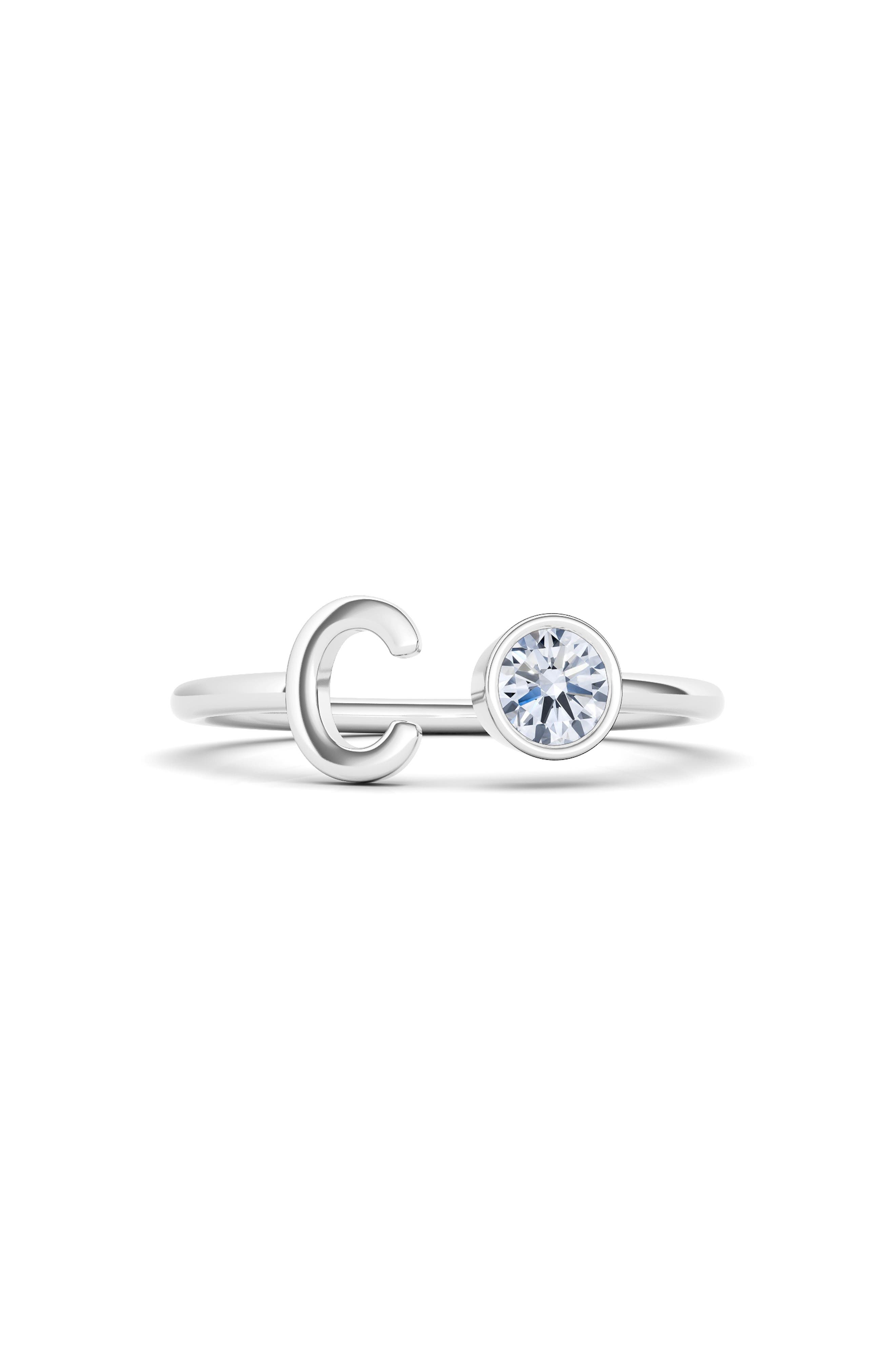 18K WHITE GOLD - C