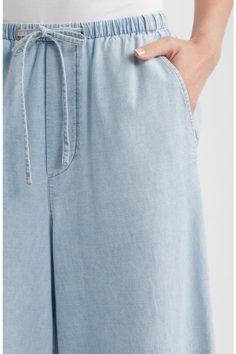 The Offshore Wide Leg Drawstring Pants, Alternate, color, SEASHADE