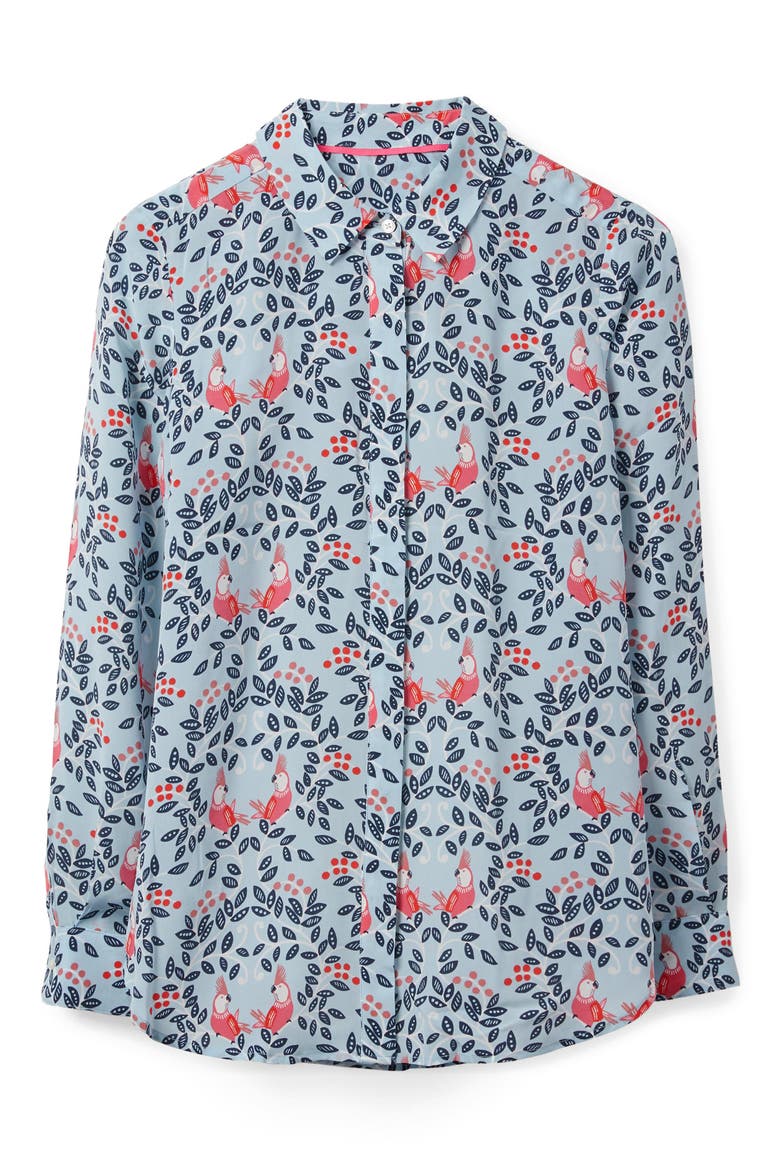 The Silk Shirt, Alternate, color, SURF PARROT PARADISE