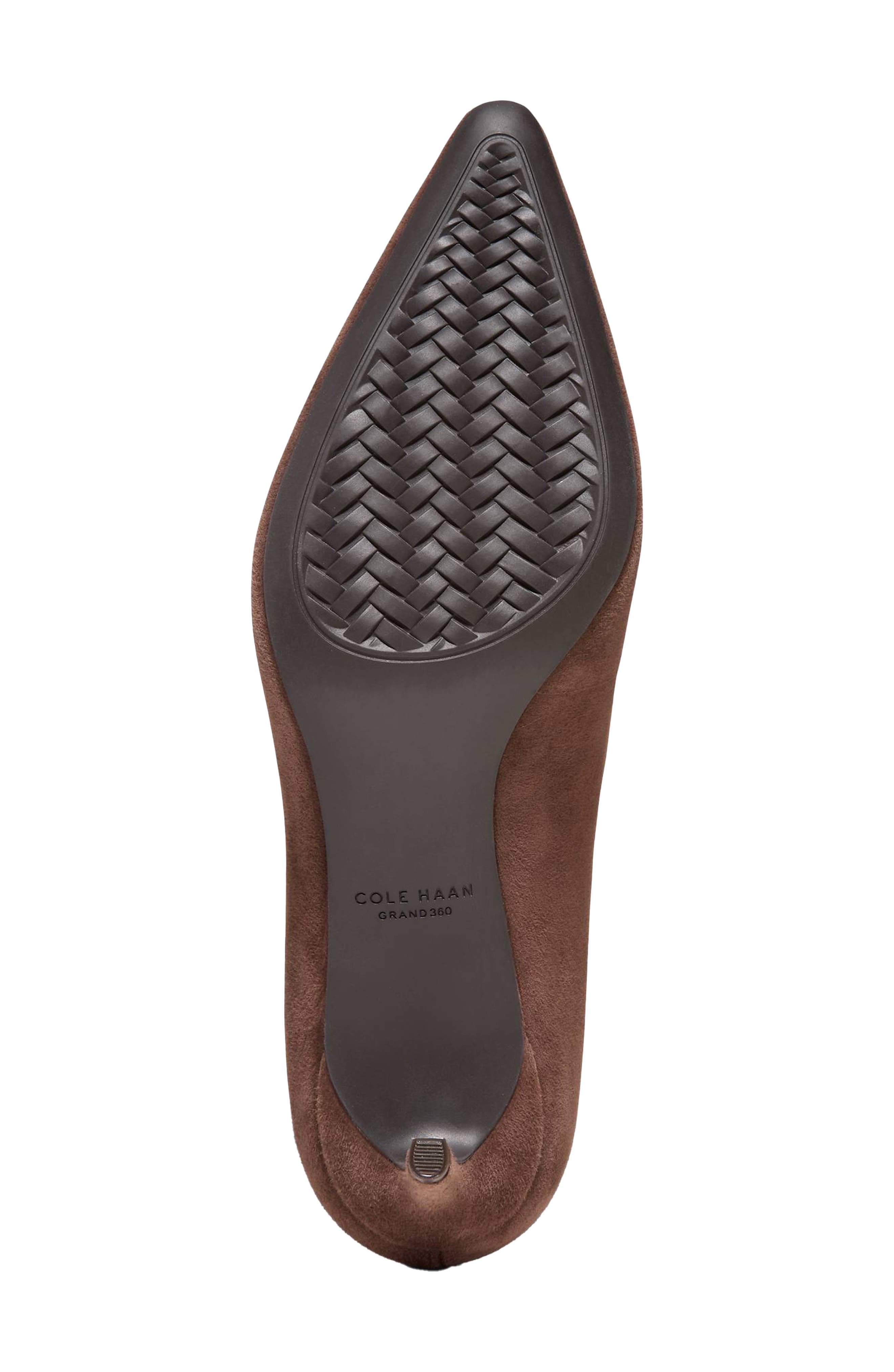 The Go-To Janey Pointed Toe Pump, Alternate, color, FONDUE FUDGE SUEDE