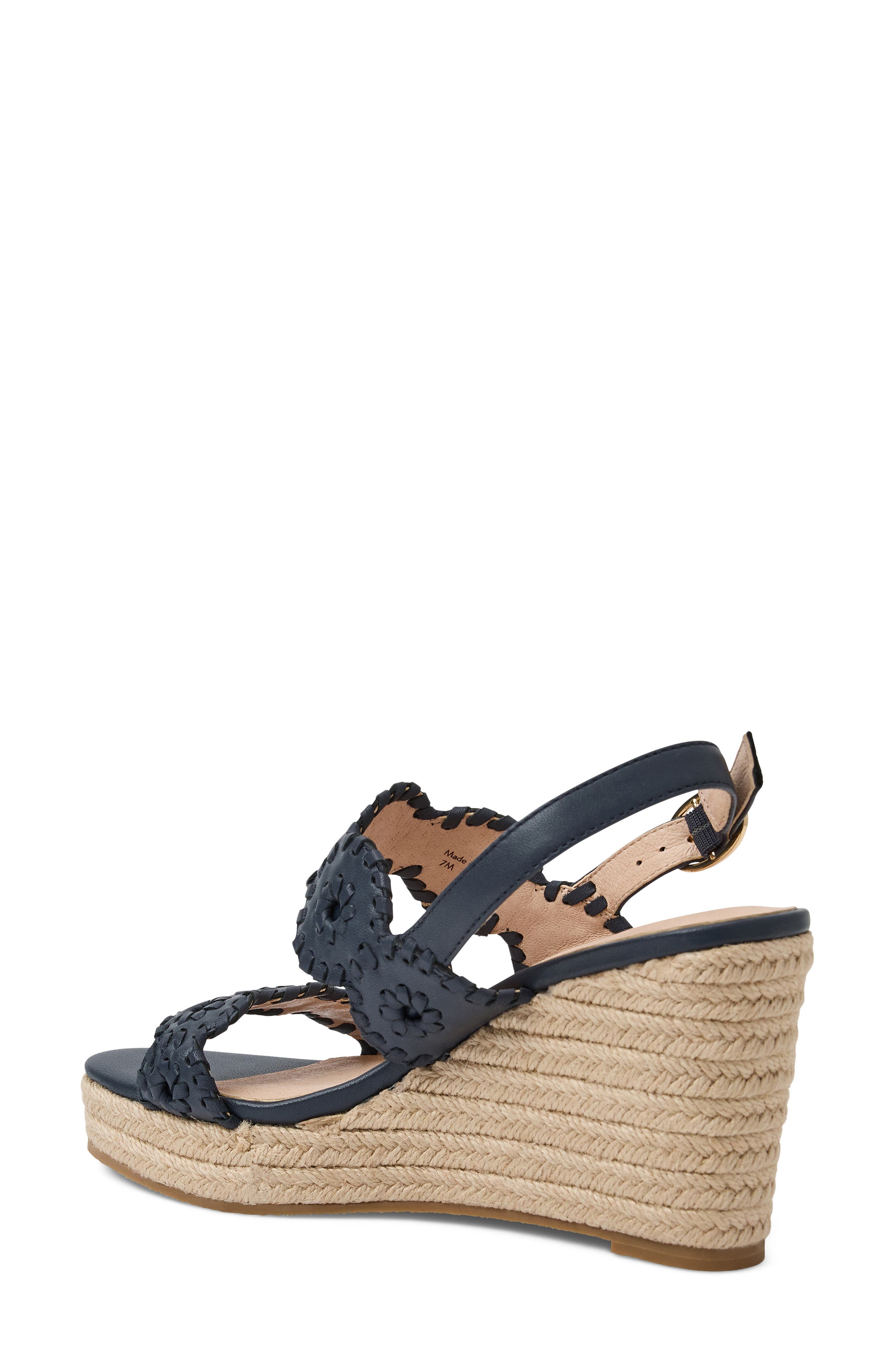 Laurin Platform Wedge Sandal, Alternate, color, MIDNITE