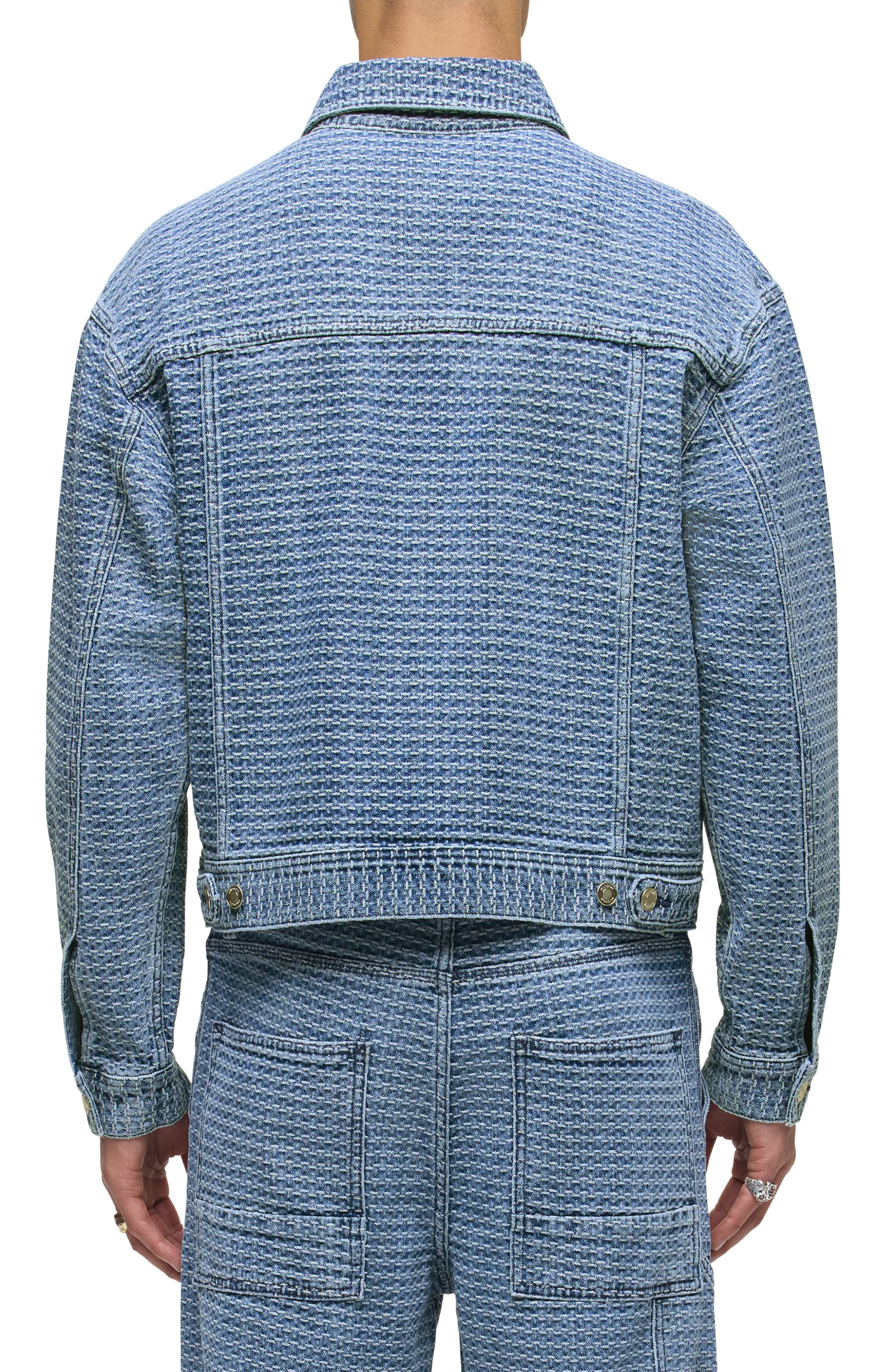 Jacquard Trucker Jacket - image 2