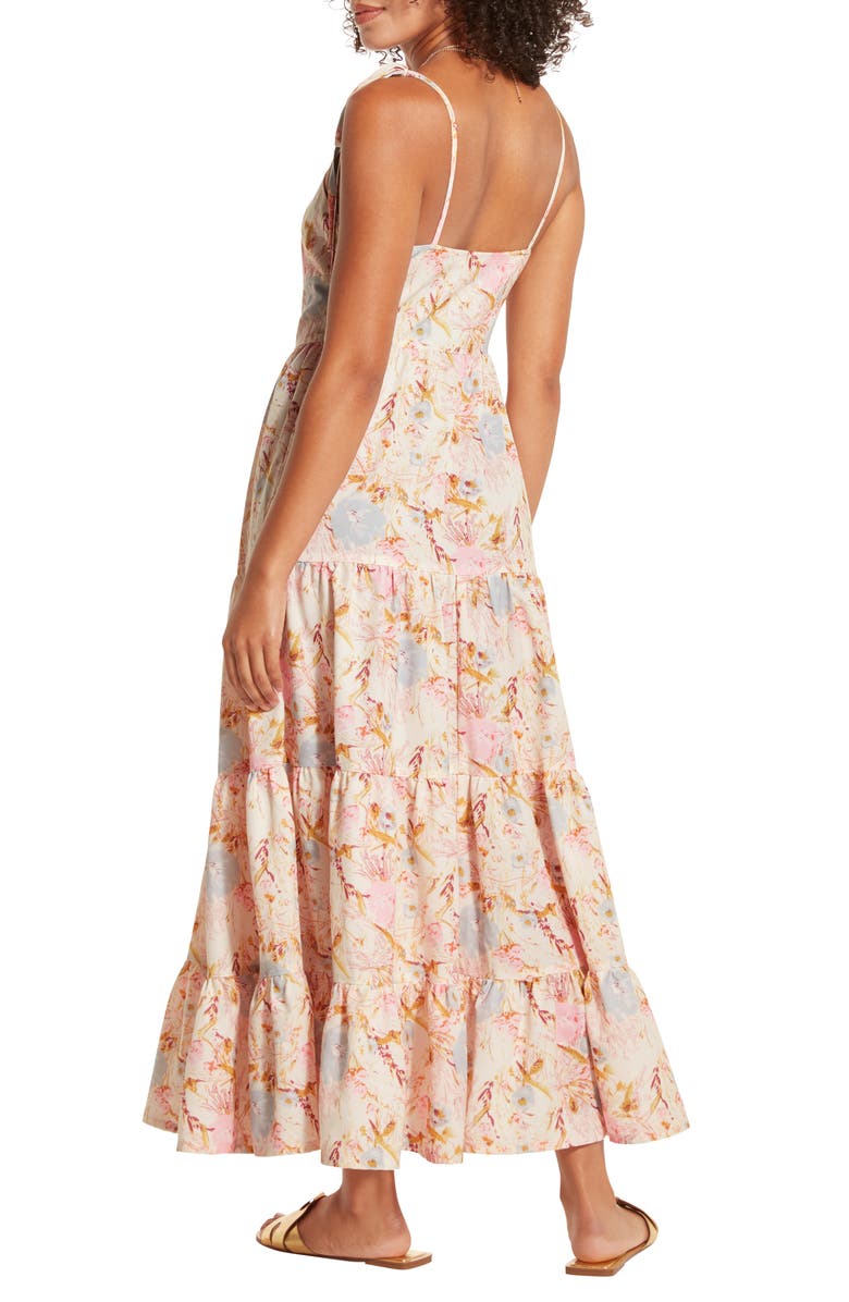 WISHLIST Floral Tiered Maxi Dress, Alternate, color, 