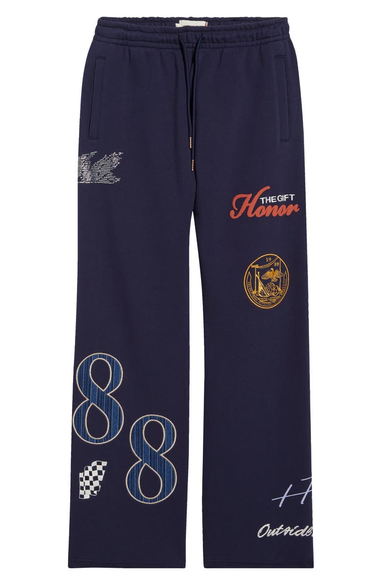 HONOR THE GIFT 1988 Embellished Cotton Graphic Sweatpants, Alternate, color, 
