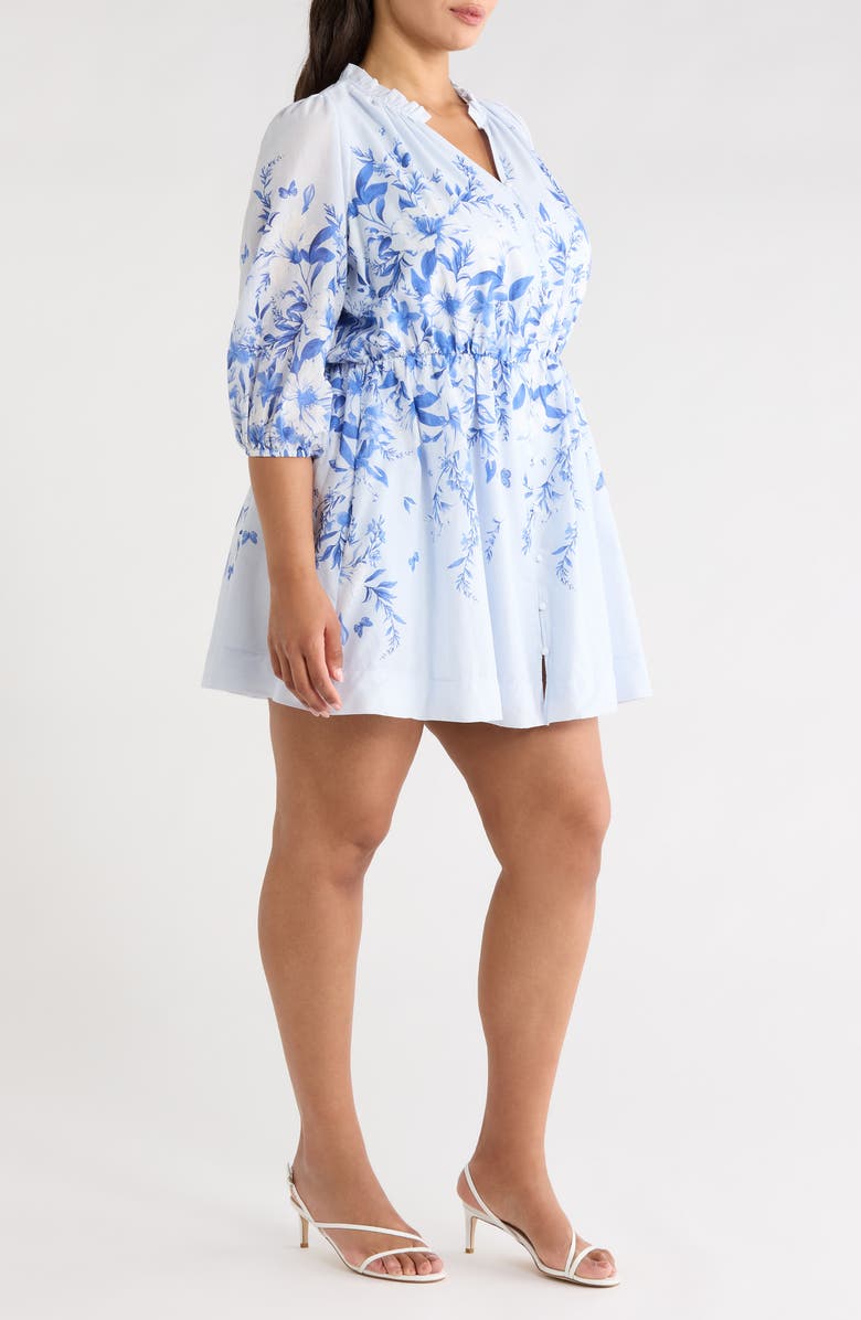 SUGARLIPS Fernie Field Sarie Shift Minidress, Alternate, color, Light-Blue