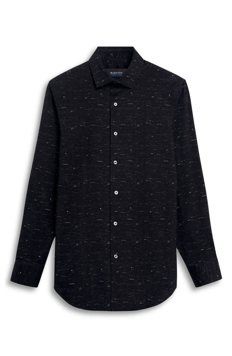 Bugatchi James OoohCotton<sup>®</sup> Mélange Print Button-Up Shirt, Alternate, color, 