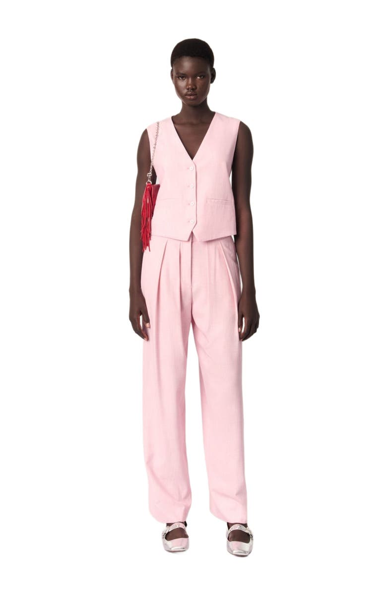 maje Suit vest, Alternate, color,