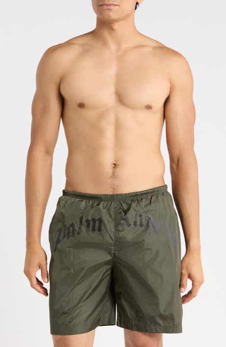 Curved Logo Swim Trunks