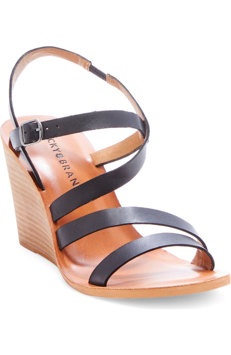 Lucky Brand Noemia Wedge Sandal, Main, color,
