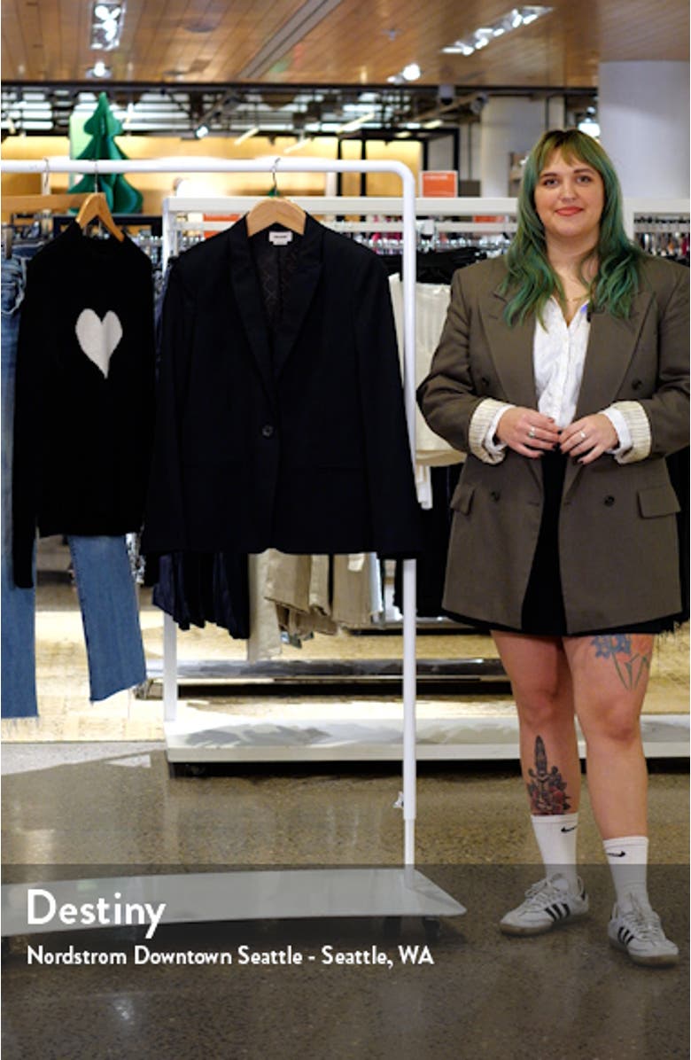 Vedy Love Strass Virgin Wool Blazer, sales video thumbnail