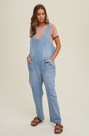 【blurhms 】U.S COTTON DENIM OVERALLS Big Smith Sanforized Union Made Overalls Union USA Made