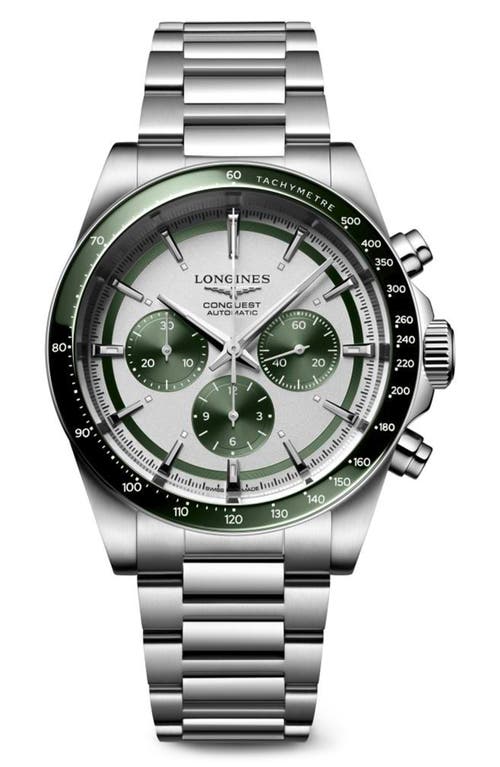 Longines Conquest Chronograph Bracelet Watch, 42mm