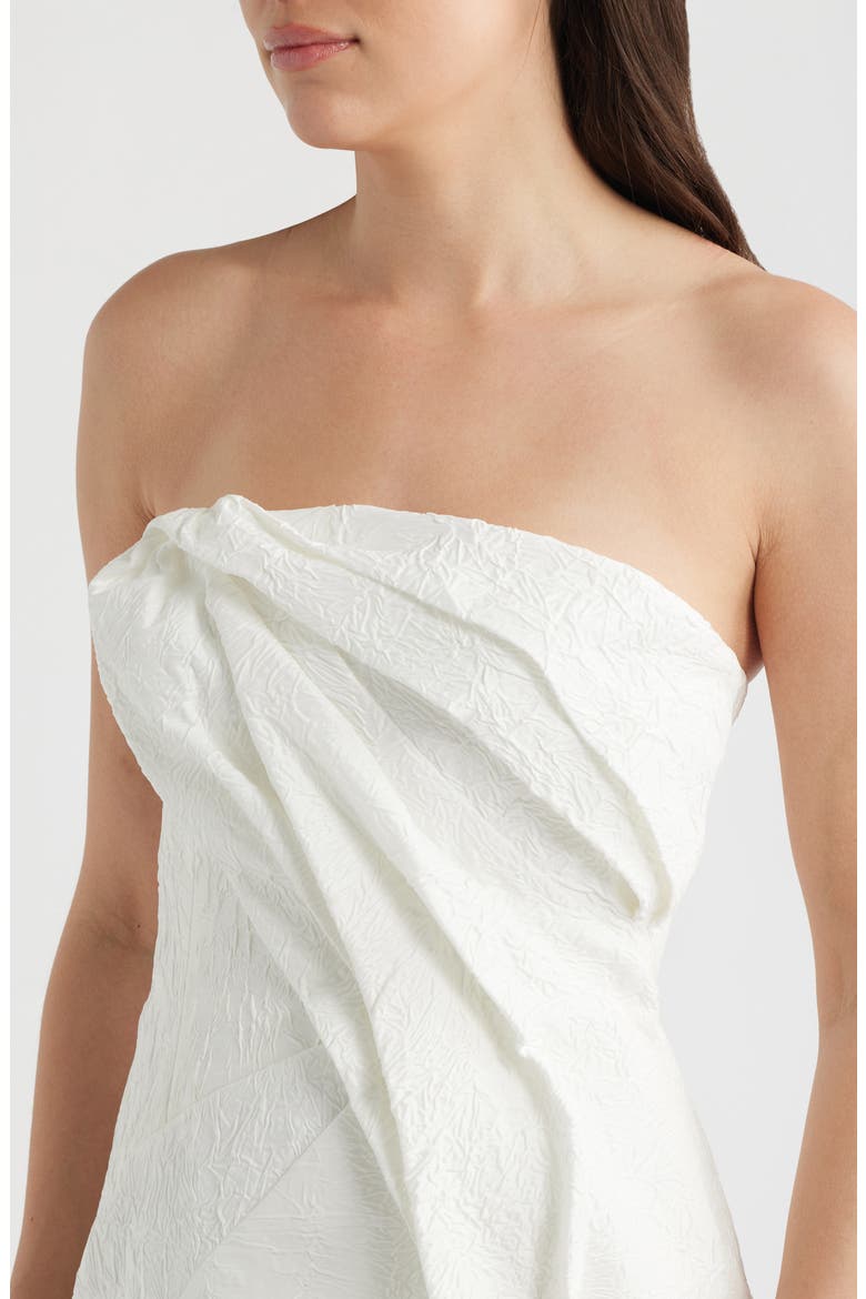 Brigetty Strapless Minidress, Alternate, color, IVORY