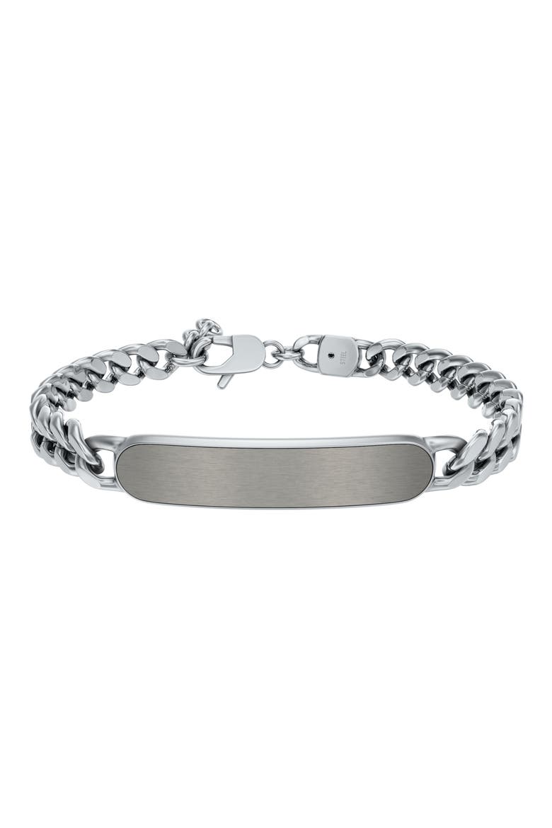 Men's Ellis Stainless Steel ID Bracelet, Main, color, MULTI