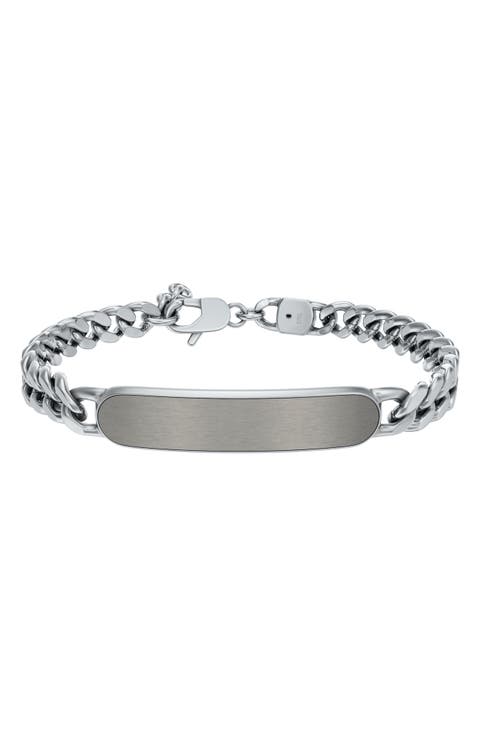 Men's Ellis Stainless Steel ID Bracelet