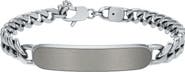 Fossil Men's Ellis Stainless Steel ID Bracelet