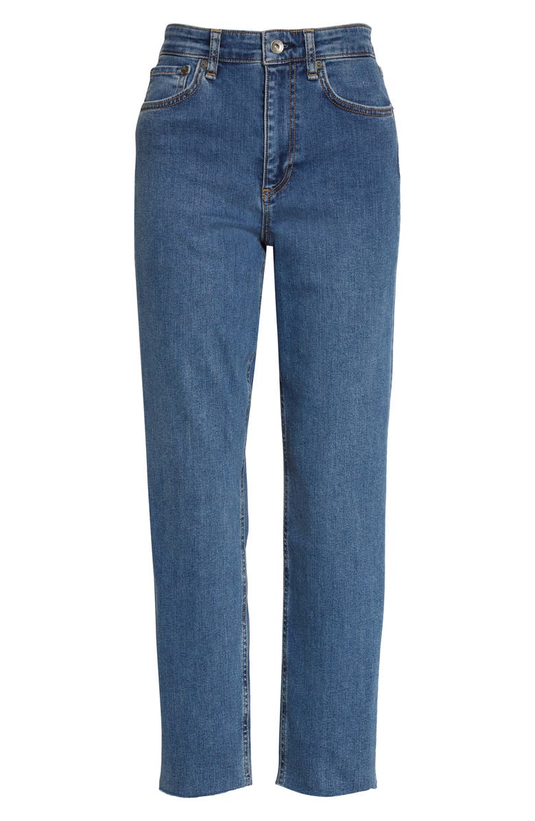 rag & bone Nina High Waist Ankle Cigarette Jeans, Alternate, color, 