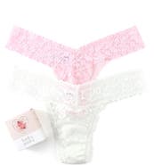 Hanky Panky Assorted 2-Pack I Do Signature Low Rise Thongs