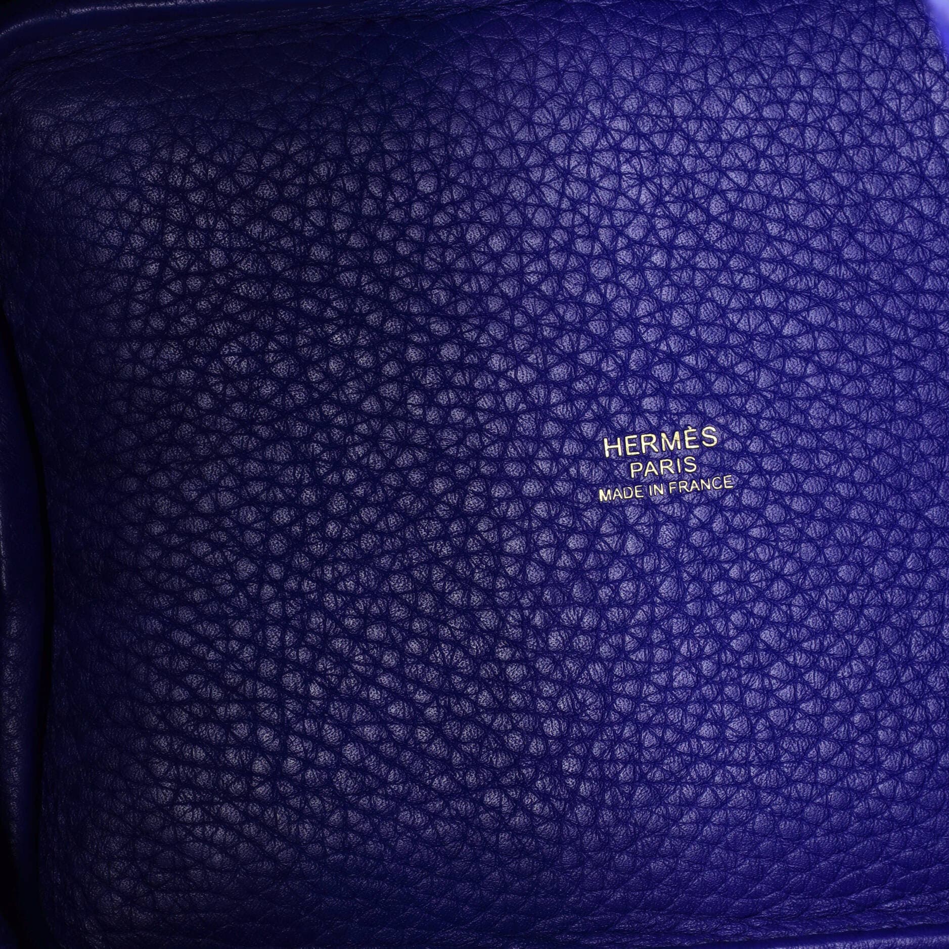 Pre-Owned Hermes Picotin Lock Bag Clemence PM, Alternate, color, Bleu Electrique