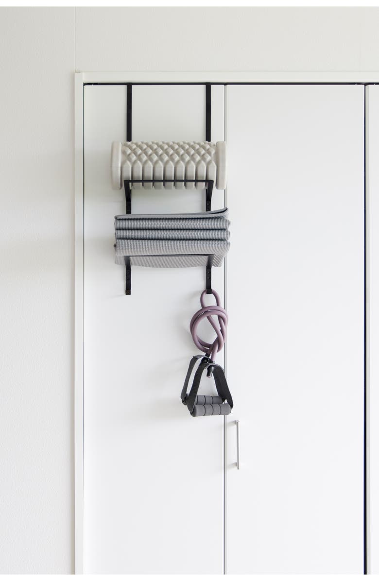 Yamazaki Fitness Equipment Storage Hanger, Alternate, color, Black