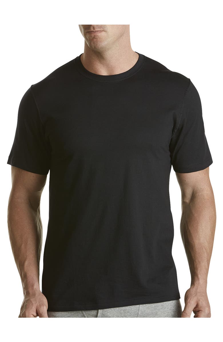Jockey 2-pk Classic Crewneck T-Shirts, Main, color, Black