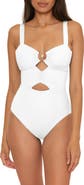 Soluna Bonita Shirred One-Piece Swimsuit