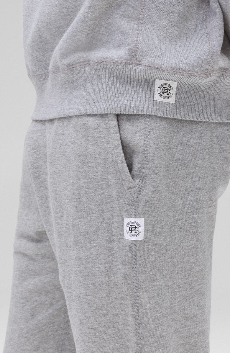 Reigning Champ Slim Fit Terry Sweatpants, Alternate, color, Heather Grey