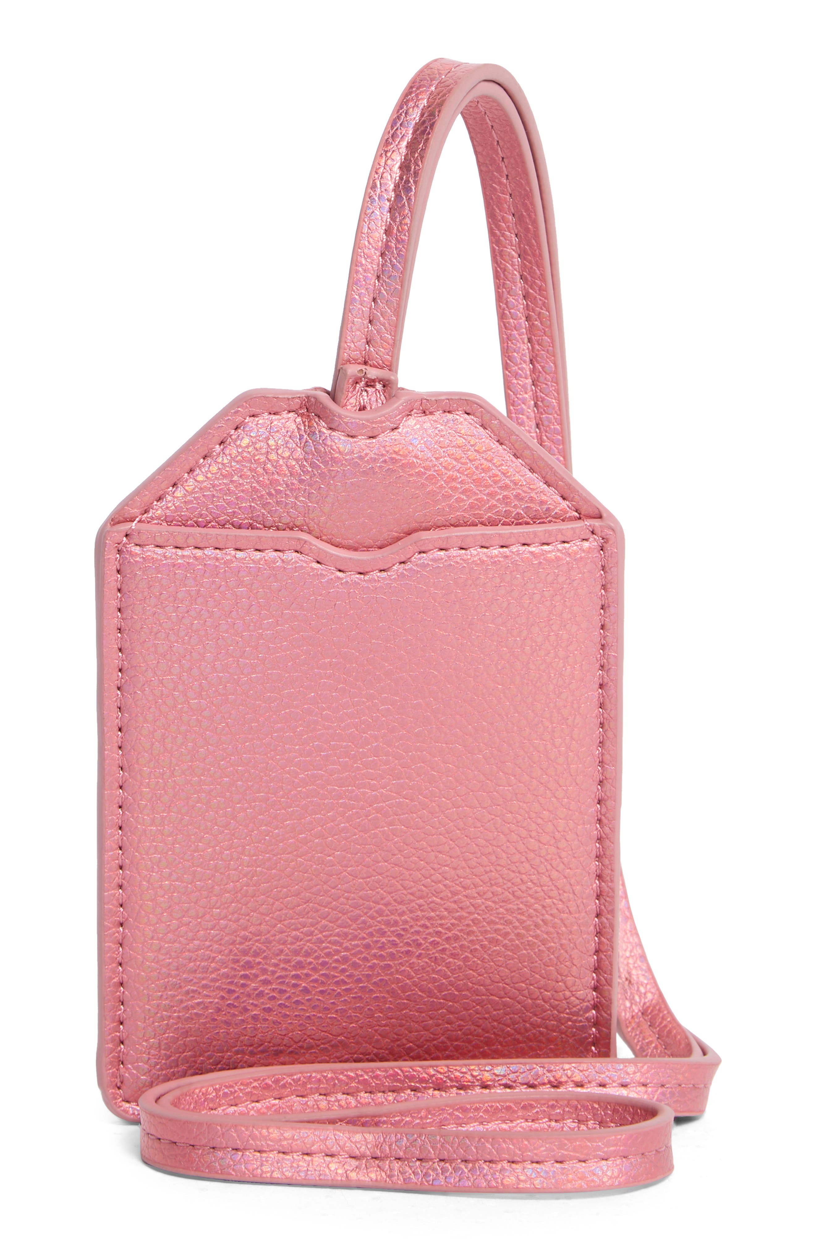 Kurt Geiger London Southbank Lanyard Tag, Alternate, color, Pink/ Red Combo