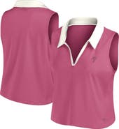 FANATICS Women's Fanatics Pink Philadelphia Phillies Studio Wellness V-Neck Tank Top