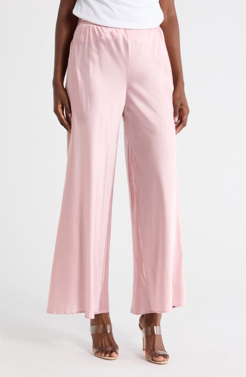 Satin Wide Leg Pants