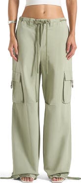 Manière De Voir Rosa Ripstop Parachute Cargo Pants
