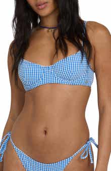 Wave Check Helena Underwire Bikini Top