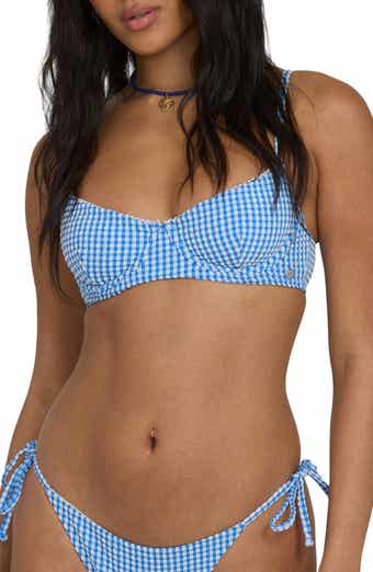 Wave Check Helena Underwire Bikini Top